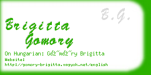 brigitta gomory business card